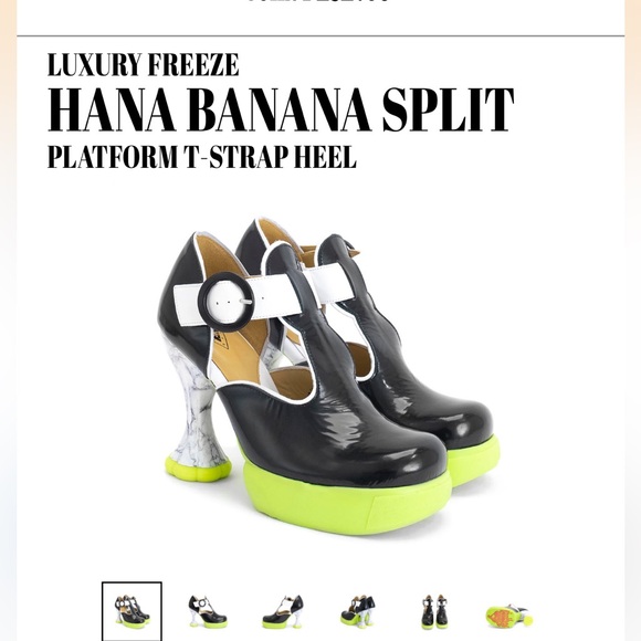 John Fluevog Shoes - Luxury freeze Hanna banana split Fluevog platforms